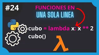 Funciones LAMBDA desde Cero 3 Ejemplos Curso de Python
