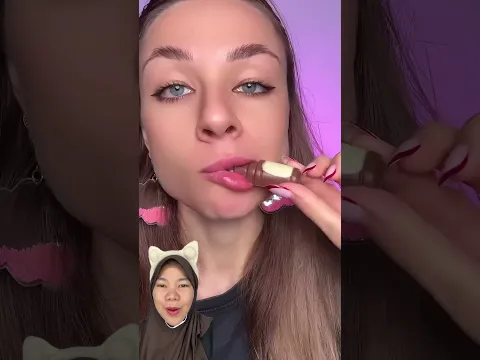 MAKE UP TERBUAT DARI COKLAT ‼️BISA DI MAKAN😱‼️ | angeleat.shorts