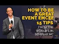 How To Be A Great Event Emcee 15 Professional Emcee Tips