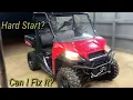 Polaris ranger 900xp hard start Can i fix it