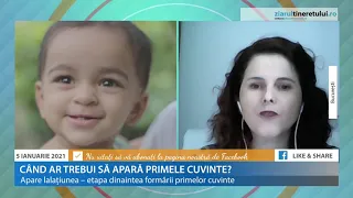 DEZVOLTAREA LIMBAJULUI LA COPII  cu Monica Olteanu - logoped / psihoterapeut