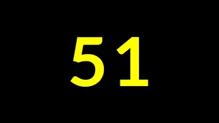 51 Seconds Countdown Timer With Sound Effect