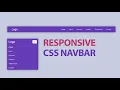 Responsive Navbar using Html Css No Javascript