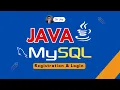 JAVA MySQL Login Registration Connection to Database Part 1