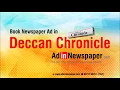 Deccan Chronicle Newspaper Classified Ads