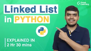 Linked list in Python Python Tutorial Data Structures in Python Great Learning