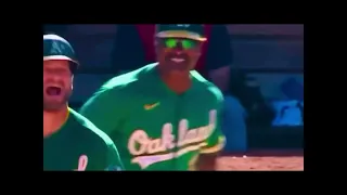 Stephen Vogt s kids announce hid name then he homers on final at bat of his career