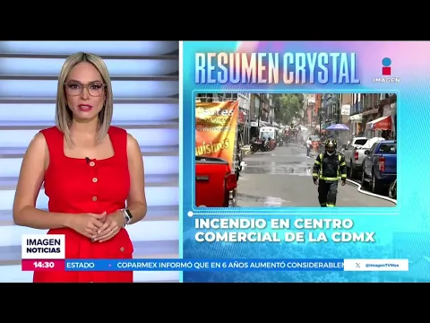 Download MP3 Se registra incendio en centro comercial de la alcaldía Cuauhtémoc | Noticias con Crystal Mendivil