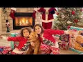 Christmas Morning Special Day Opening Presents We got a Puppy - kids opening surprises