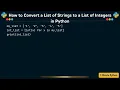 How to Convert a List of Strings to a List of Integers in Python