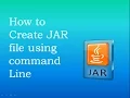 How to Create JAR Java ARchive File using Command line