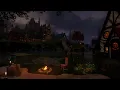 Download Lagu Fantasy Medieval Bard's Comforting Night | Rain, Crackling Fire, Crickets, Owls, Water Sounds