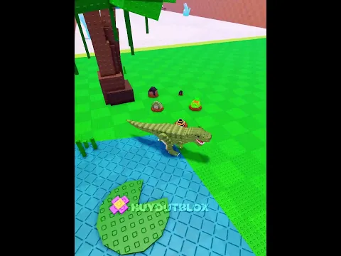 Baby T-Rex Revenge🥺🦖 #huydutblox #roblox #stealanegg