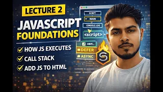 JavaScript Foundations How JavaScript Works Add JavaScript to HTML Lecture 2