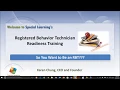 RBT Readiness Registered Behavior Technician Readiness Training
