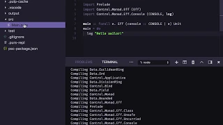 PureScript Getting Started - Init Project pt 2