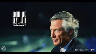 DDD reçoit Dominique de Villepin