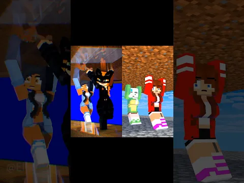 Spider man & Hulk VS Cat Women GILS MEGA POWER FULL😂(Minecraft Marvel) #minecraft #memes #spiderman