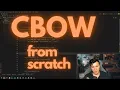 Continuous Bag of Words CBOW PyTorch Code Explained