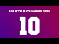 Top 10 Best Gym Climbing Ropes to Buy on Amazon USA | Price & Review