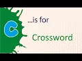 C is for Crosswords Tips on creating them