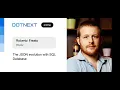 Roberto Freato The JSON evolution with SQL Database