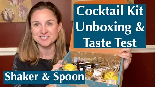 Shaker and Spoon Unboxing - All Eyes on Rye Cocktail Kit
