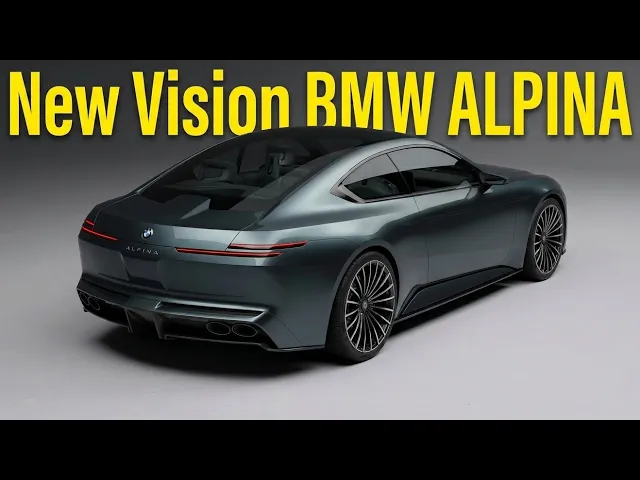 The 2027 BMW Alpina Vision Concept Redefines Ultra-Luxury GTs With V8 Power and Self-Deploying Crystal