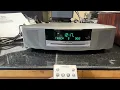 Bose Wave Music System AWRCC1 Stereo CD Player with Remote Silver Tested