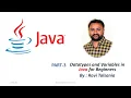 Part-3 Datatypes and Variables in Java for Beginners Gujarati Language