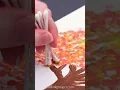 Q-Tip Fall Tree Painting