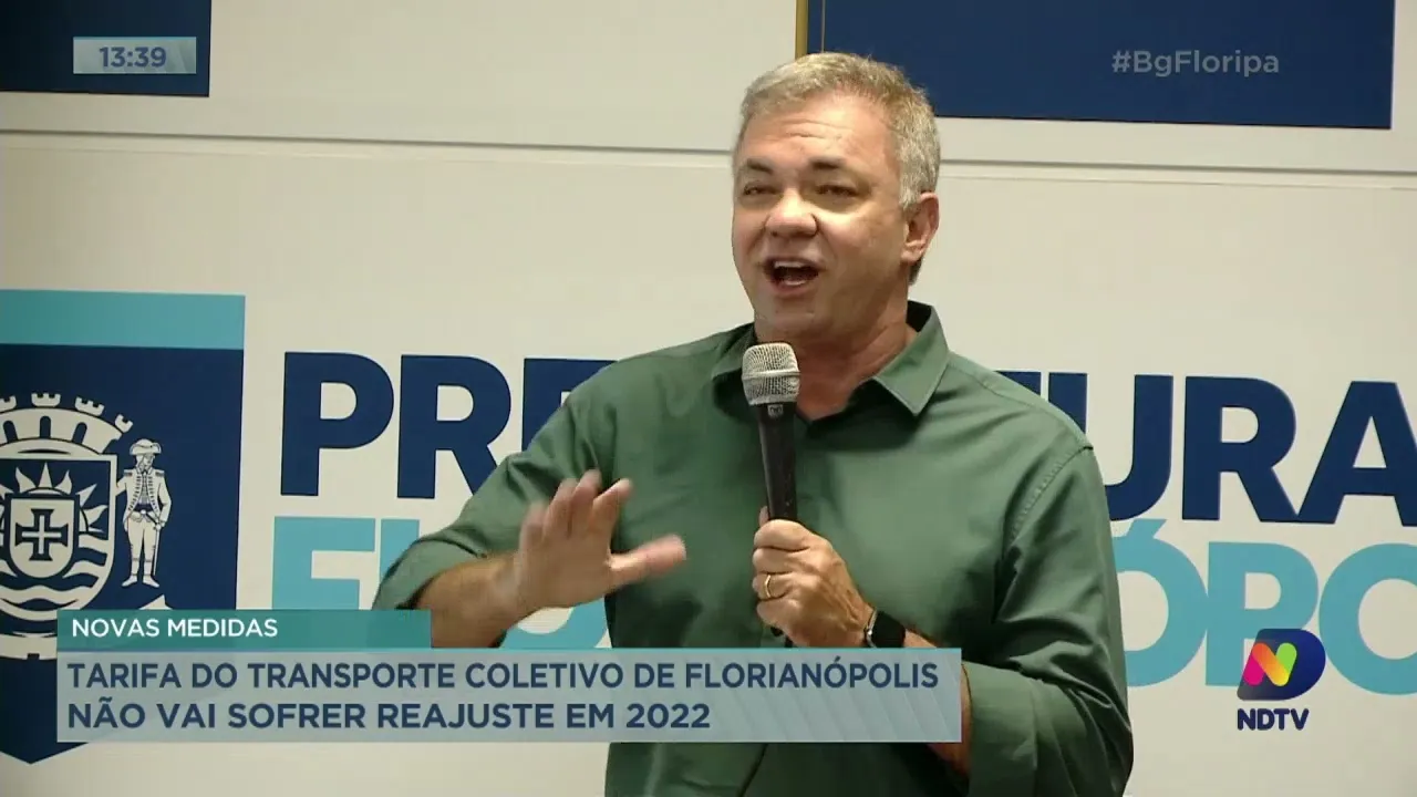 Tarifa do transporte coletivo de Florianópolis não vai sofrer reajuste em 2022