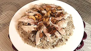 طريقة تحضير الأرز على الدجاج بالطريقة اللبنانية تطبيقة 