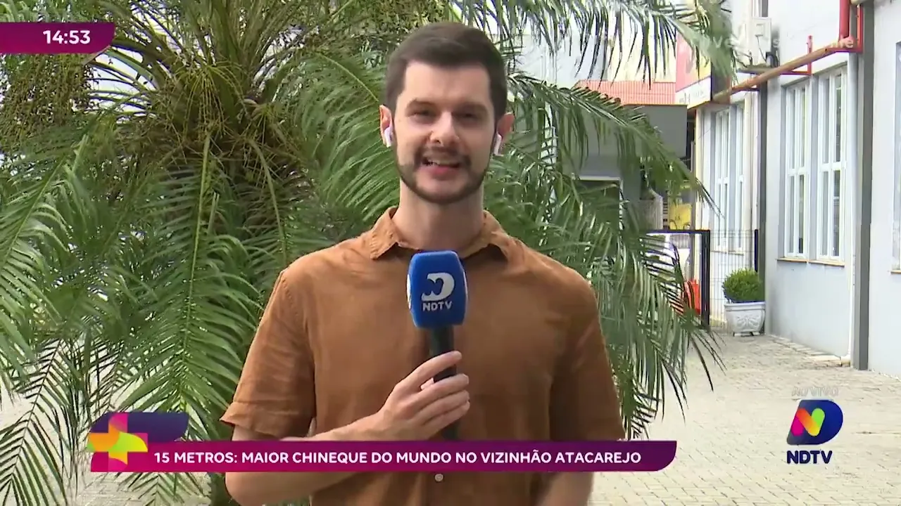 15 metros: Maior Chineque do mundo no Vizinhão Atacarejo
