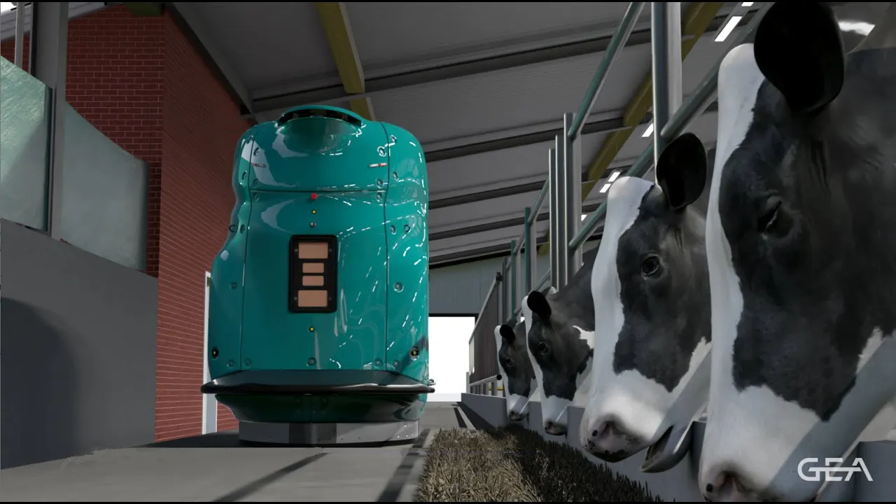 Automated Feeding System Photorealistic product animation