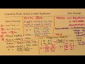 Cramer s Rule for Solving Linear Systems with Examples MPM2d