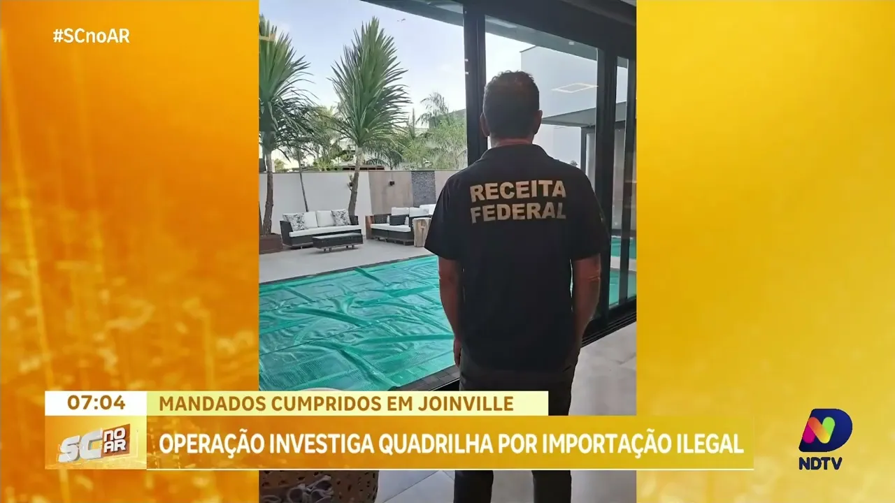 Operação da PF em Joinville investiga quadrilha por importação ilegal