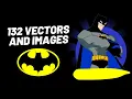 Batman 132 vectors images CDR AI PNG Instant Download