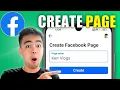 How to CREATE Facebook Page 2026 Update