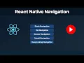 React Native Navigation Tutorial - All Types Explained React Native Full Course 2025