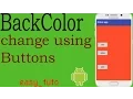 Background Colour Buttons Onclick Android Studio Tutorial Beginners All About Android