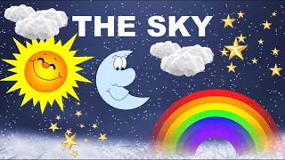 the sky for kids sun moon star rainbow primary class up in the sky kids educational video