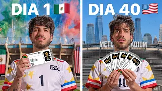 Fui a todos los partidos del mundial.