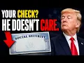 Does Trump Care About YOUR Social Security Check