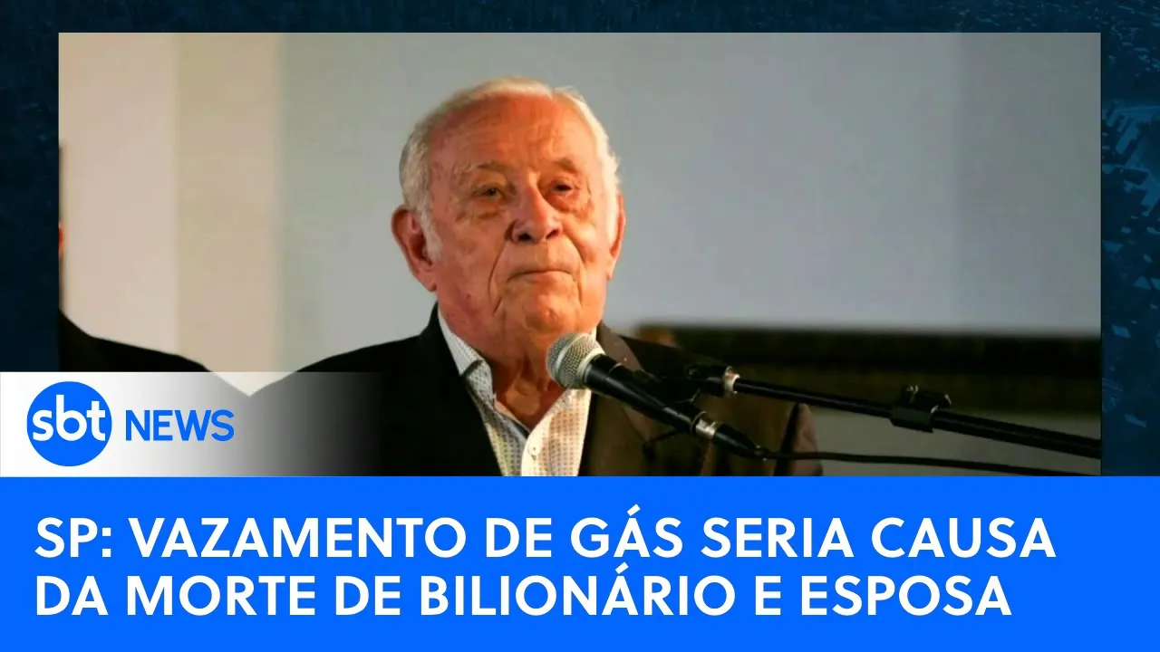 Vazamento de gás seria causa da morte de bilionário e esposa em SP | #SBTNewsnaTV (11/09/23)