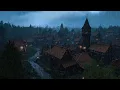 🌩️ Thunderstorm Over A Medieval City | Medieval Ambience | Wind Sounds For Sleeping