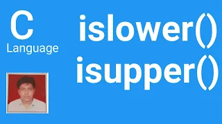 Islower function and isupper function in C