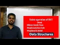 5 1 4 Data Structures-Implementation of Deletion operation in Binary search Tree-Part 4