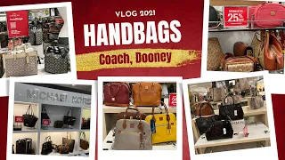 HANDBAG SHOPPING VLOG 2021 COACH DOONEY MICHAEL KORS BRAHMIN AT BELK contentwithcandace