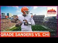 What grade does Shedeur Sanders get for his preseason debut vs the Chicago Bears